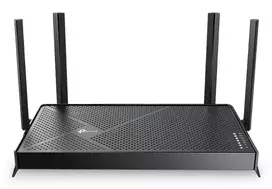 Stalinis belaidis maršrutizatorius TP-Link EB210 Pro – Dviejų juostų 2,4/5 GHz, Wi‑Fi 7 (802.11be), 2,5 Gigabit Ethernet, 5 LAN prievadai, USB, juodas