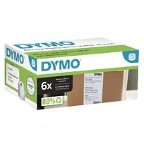 Siuntimo etiketės Dymo LabelWriter Extra Large 104×159 mm lipnios 6 ritinių, 1 320 etikečių, skirta LabelWriter 4XL/5XL