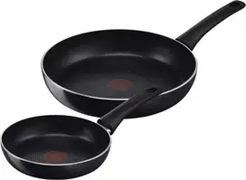 Keptuvių rinkinys Tefal Generous Cook C27890 — aliuminis, 20 cm ir 28 cm, juodos spalvos, 2 vnt.