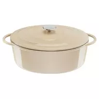Tefal E25906 Oval Beige ketaus indas, 34 cm skersmens, ovalo formos