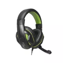 Steelplay laidinis stereo ausinių rinkinys HP-45 – juoda/žalia (Xbox), žaidimams, 20–20000 Hz, 274 g