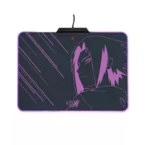Lexip Sasuke „Revenge“ Naruto Shippuden pelės kilimėlis – su kieta mikrotekstūruota danga ir RGB apšvietimu