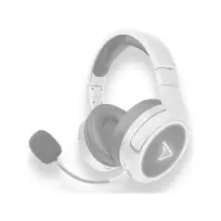Steelplay Bluetooth ausinės Impulse White (Multi), laidinės ir belaidės, žaidimams, 20–20000 Hz, 305 g, šviesiai pilkos, baltos