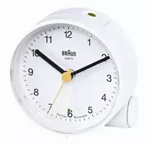 Braun BNC 001 kvarcinis žadintuvas baltas