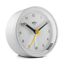 Braun BC12W kvarcinis žadintuvas baltas