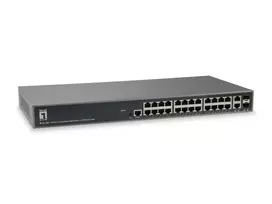 LevelOne TURING 26 prievadų L3 Lite valdomas Gigabit jungiklis, 2 x SFP/RJ45 Combo