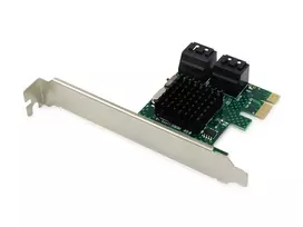 Conceptronic EMRICK 4 prievadų SATA PCIe adapteris su SATA laidu