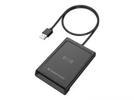 Conceptronic BIAN11B Dviejų sąsajų išmaniųjų kortelių skaitytuvas, USB 2.0, NFC, 1 m, juodas, 100 g
