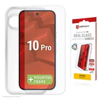 Displex Screen Protector + Dėklas Google Pixel 10 Pro, Eco Montavimo Rėmelis, Atsparus Įbrėžimams