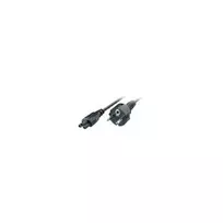 TERRA 3809206 elektros maitinimo laidas Schuko – C5 „dobilėlis“, 0,6 m