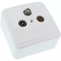 InLine ekranuota anteninė rozetė AP/UP komplektas 69983