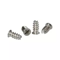 Varžtai ventiliatoriams InLine 5,0×10,0 mm nikeliuoti, 4 vnt. pakuotė