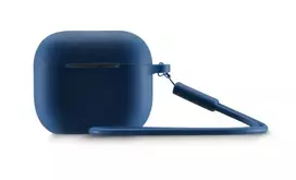 Hama Fantastic Feel dėklas „Apple AirPods“ 3 kartos įkrovimo dėžutei, mėlynas