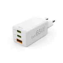 Hama 00125142 universalus greitasis 65 W įkroviklis su trimis USB prievadais, baltas