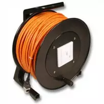 Techly 50m Cat6A S/FTP RJ-45 tinklo laidas, oranžinis