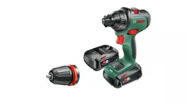Bosch AdvancedDrill 18 gręžtuvas 1350 aps./min., be rakto griebtuvas, 1 kg, juodas, žalias