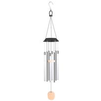 Solar Led Wind Chime Light Various Colors Light Outdoor Waterproof Hanging Tube Pendant Lamp Garden Patio Yard Decoration Lamp