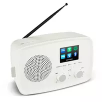 Internetinis radijas MEDION 50078821 – DAB+/FM, Wi‑Fi 802.11a/b/g, 5 W RMS, 2,4 colio TFT, baltas