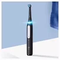 Oral-B iO 4 suaugusiųjų sukamoji dantų šepetėlis Juoda