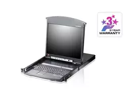 ATEN KL1516Ai 16 prievadų 19 colių LCD KVM per IP jungiklis (dvigubas bėgis)