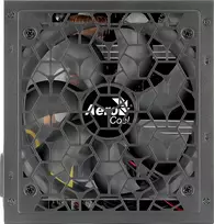 Kompiuterio maitinimo blokas AEROCOOL AEROB750 750W 80 PLUS Bronze Nemodulinis 230V Juodas Tylus