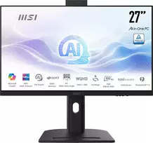 MSI Modern AM273QP AI 1UM-061EU All-in-One kompiuteris 27 colių 2560x1440 Intel Core Ultra 5 125H 16GB DDR5 1 TB SSD Windows 11 Home Juodas