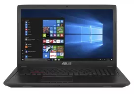 Nešiojamas kompiuteris ASUS FX553VD-DM199T — Intel Core i5-7300HQ, 15.6 colio Full HD, 8GB RAM, 256GB SSD, NVIDIA GeForce GTX 1050, Windows 10 Home, juodas