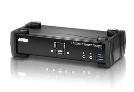 ATEN CS1922 2 prievadų USB 3.1 Gen 1 4K DisplayPort 1.2 KVMP jungiklis su garsu (KVM kabeliai pridėti)