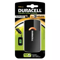 Duracell Mobile Charger nešiojamas įkroviklis mobiliesiems telefonams, juodas, USB, vidaus ir lauko naudojimui