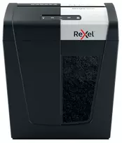 Rexel Secure MC6 Whisper-Shred popierinis smulkintuvas P5, mikro pjovimas, 2 x 15 mm, 18 L, 175 lapų, 55 dB, mygtukai