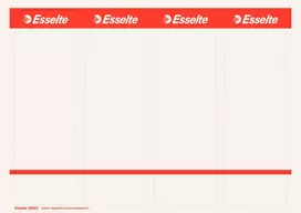 Esselte 20822 lipnios etiketės segtuvų nugarėlėms, 10 A4 lapų