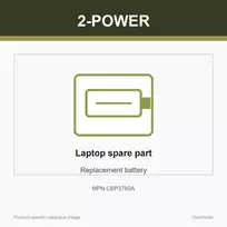 2-Power CBP3760A baterija nešiojamam kompiuteriui