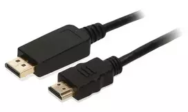 2-Power CAB0039A vaizdo kabelio adapteris 2 m DisplayPort → HDMI A tipo (standartinis) juodas