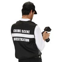 Karnavalinis kostiumas, FBI kriminalistas, Widmann, 2 dalys su liemene ir kepure