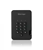 iStorage diskAshur² HDD 4TB juoda – Saugus nešiojamas kietasis diskas su AES-XTS 256 bitų aparatūriniu šifravimu, PIN apsauga, nepriklausomas nuo OS ir platformos, TAA atitinkantis, apsauga nuo brutalių atakų, atsparus dulkėms ir vandeniui