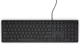 DELL KB216 laidinė klaviatūra – itališkas QWERTY išdėstymas, juoda, pilno dydžio, USB