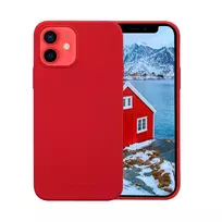 dbramante1928 Greenland odinis dėklas iPhone 12 mini — Raudonas, tinka 5,4 colio