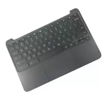HP 917442-DH1 korpuso pagrindas su Šiaurės šalių klaviatūra, skirtas HP Chromebook 11 G5, juodas