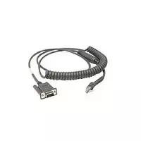 Zebra CBA-R46-C09ZBR serijinis kabelis juodas 2.8 m RS232 DB9
