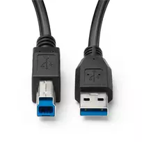 MicroConnect MC-ITH-USB3AB-005 USB laidas 3.2 Gen 1 (3.1 Gen 1) 5 m USB A USB B juodas