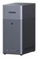 Tinklinis saugojimo įrenginys UGREEN NASync DH2300 — Rockchip A76/A55 2,2 GHz, 4GB RAM, 2xSATA, 1xGbE, 2xUSB3.2, USB-C, HDMI
