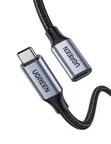 Ugreen USB-C 3.1 ilginimo laidas USB 3.2 Gen 2 (3.1 Gen 2) 1 m USB C juoda, pilka