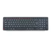 Contour Design Balance Keyboard DE, belaidė, viso dydžio (100%), RF belaidė + USB, žirkliniai jungikliai, QWERTZ, juoda