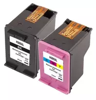 Peach HP 305XL MultiPack rašalo kasetės, juoda ir spalvota, perdirbtos (PI300-954)