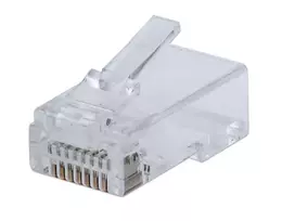 Intellinet 791090 RJ45 kištukas, skaidrus