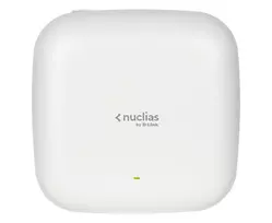 D-Link Nuclias AX1800 belaidis prieigos taškas, valdomas per debesį, 2,4 GHz, 5 GHz, 1200Mbit/s, SSID, WPA2, WPA3-Enterprise, 10,100,1000Mbit/s