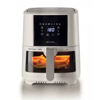 Ariete 4626 Oro gruzdintuvė Airy Fryer 6L, 1300 W, 6 L talpa, 2,5 kg kepimo talpa, 8 išankstinių programų, temperatūra iki 200°, permatomas krepšelis, juoda