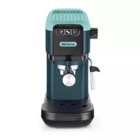 Ariete 1399 Espresso kavos aparatas, maltai kavai ir ESE kapsulėms, 1300 W, 1,1 L talpa, 15 barų slėgis, 1, 2 puodelių ir ESE kapsulių filtras, Cappuccino, Žalias