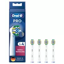 Oral-B Deep Cleaning šepetėlių antgaliai, 4 vnt., balti