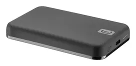 Cellularline MAG 5000 belaidis power bank, 5000 mAh, juodas